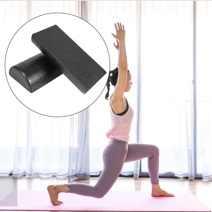 Schaumstoffrolle halbkreisförmig, 1 Paar, 30 cm, für Yoga-, Fitness-Ausrüstung für Gleichgewicht, Yo