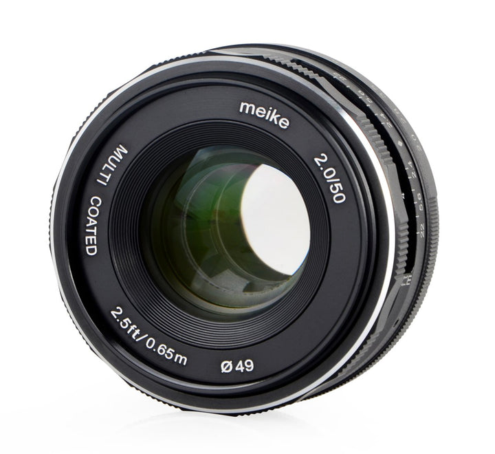 Meike Objektiv 50mm F2.0 für Sony E-Mount, multicoated, 50mm F2.0 für Sony E-Mount