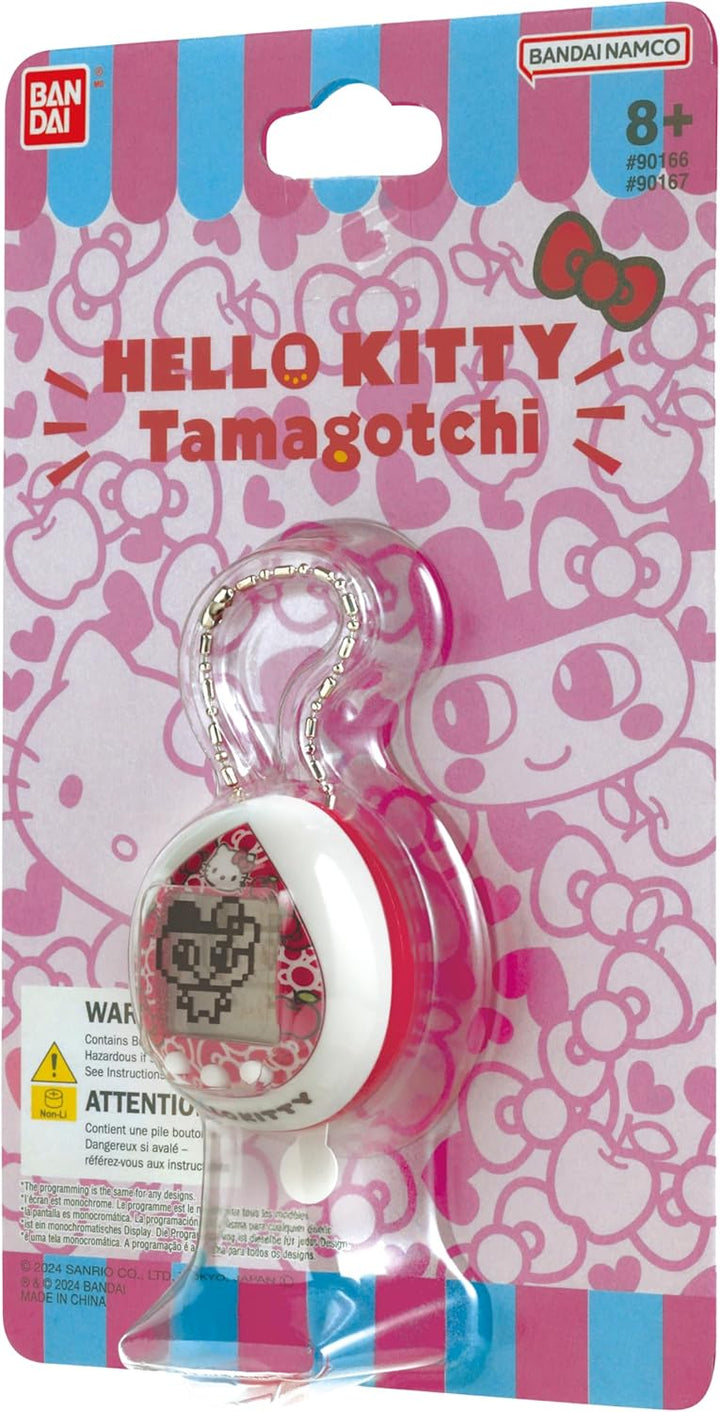 Bandai - Tamagotchi Nano - Hello Kitty Rote Version - Interaktives Tamagotchi-Tier - Kleines Nano-Fo