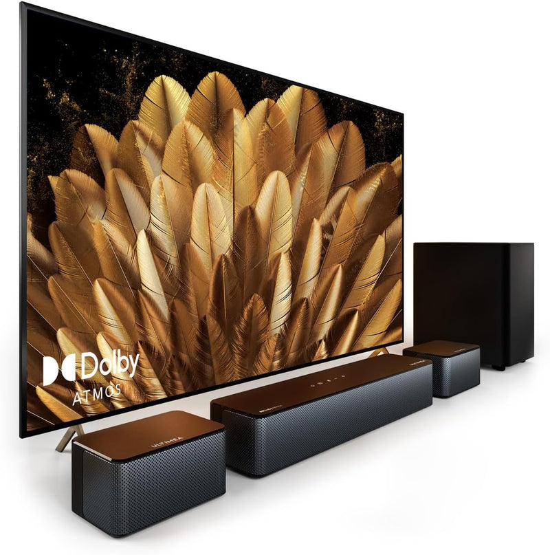 ULTIMEA 5.1 Dolby Atmos Soundbar, 3D Surround Sound System, Soundbar für TV Geräte mit Subwoofer, 2