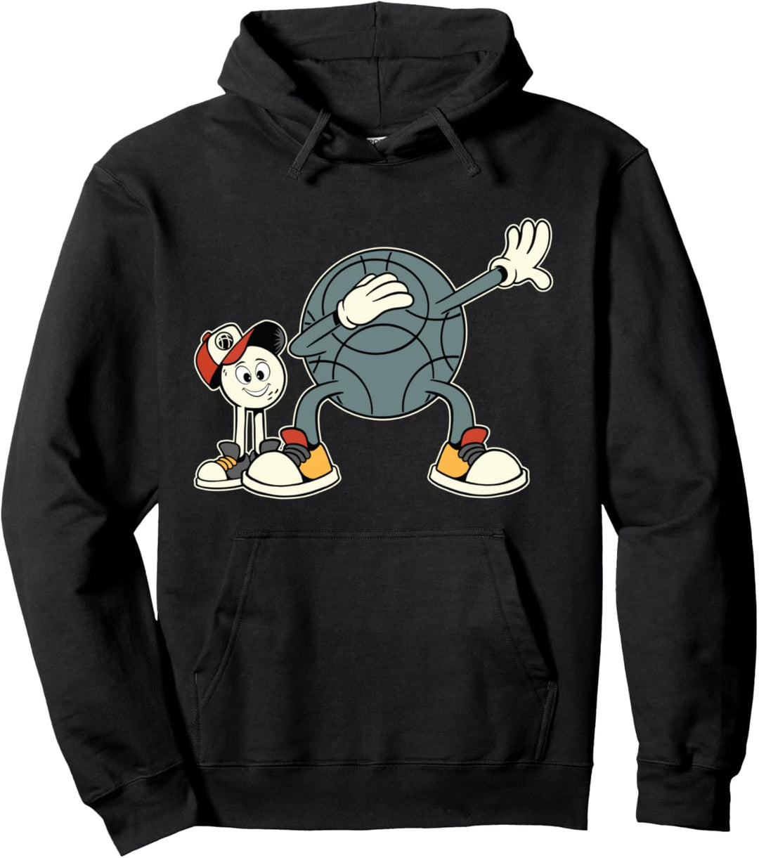 Dabbing Boulekugel Schweinchen Pétanque Outfit für Bouler Pullover Hoodie