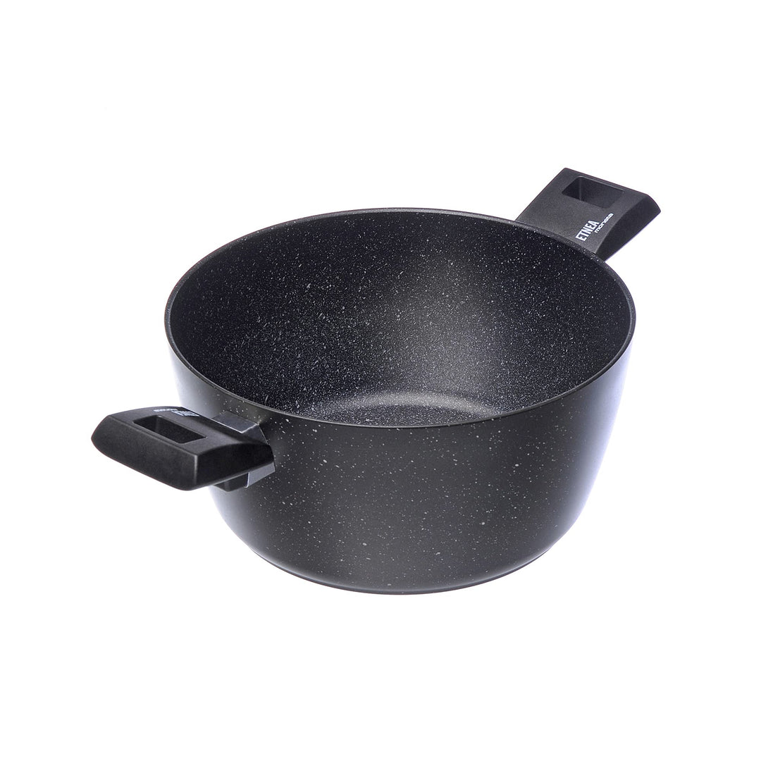 Moneta Etnea Kochtopf 24 cm, Aluminum, Schwarz Standard 24cm, Standard 24cm
