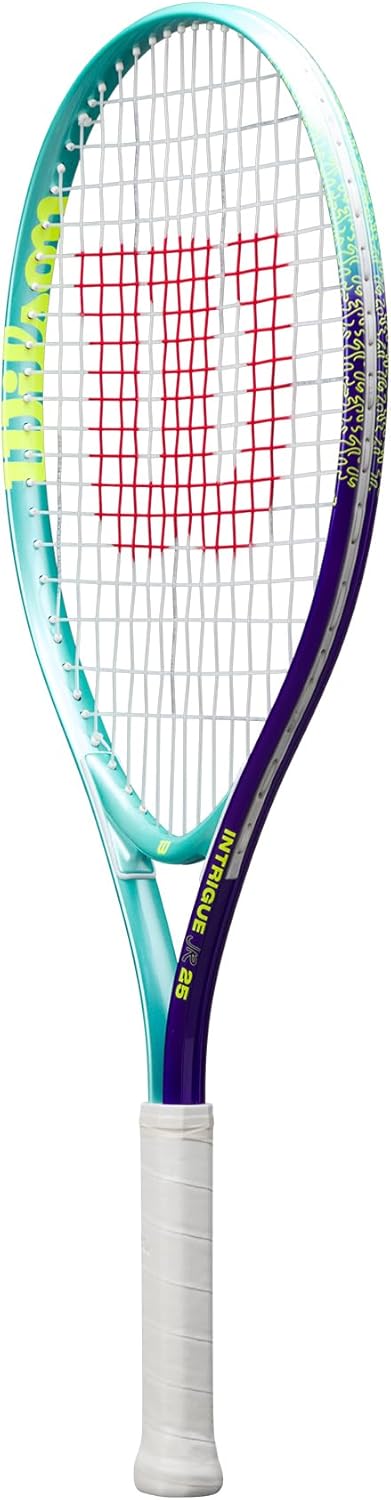 Wilson Intrigue Jr 25 Tennis Racket, Blau Grün/Blau