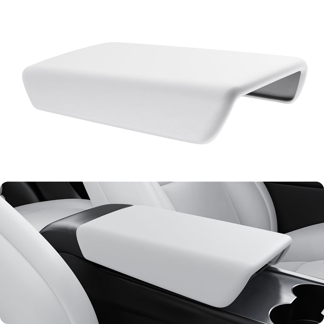 BASENOR Tesla Model 3 Model Y Mittelkonsole Abdeckung TPE Armlehnenabdeckung rutschfeste Schutzabdec
