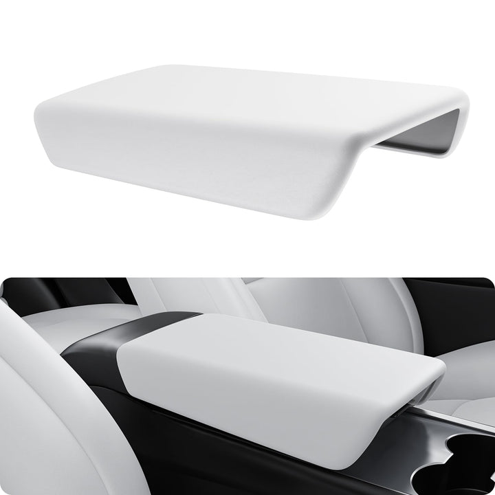 BASENOR Tesla Model 3 Model Y Mittelkonsole Abdeckung TPE Armlehnenabdeckung rutschfeste Schutzabdec