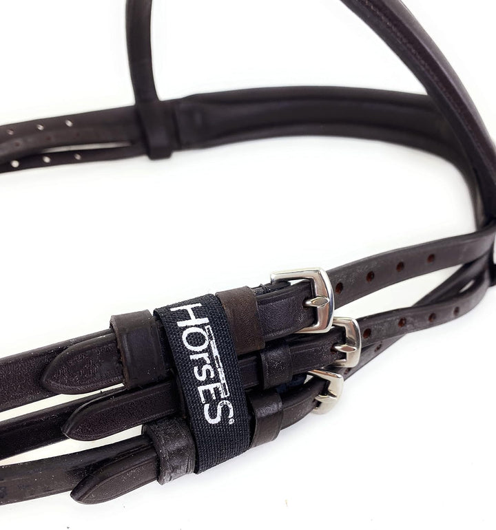 Horses Leder Trensezaun Snaffle Braun Full, Braun Full