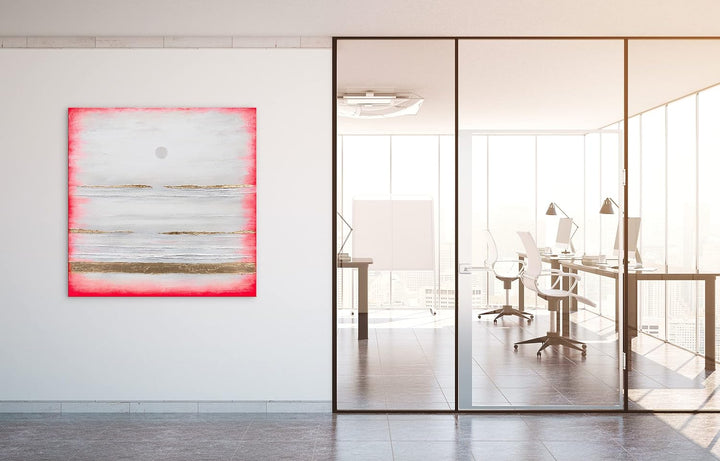 YS-Art Abstrakt Acryl Gemälde auf Leinwand Dream handgemalt Wandbilder Wohnzimmer modern Wohndekor B