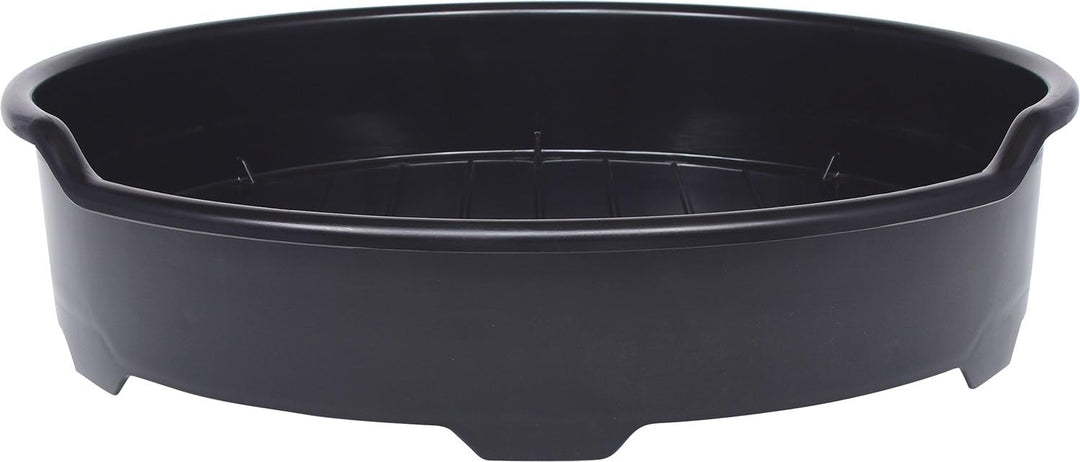 KS Tools 150.9209 Polyethylen-Fasstrichter mit Sieb, 30 l, Schwarz