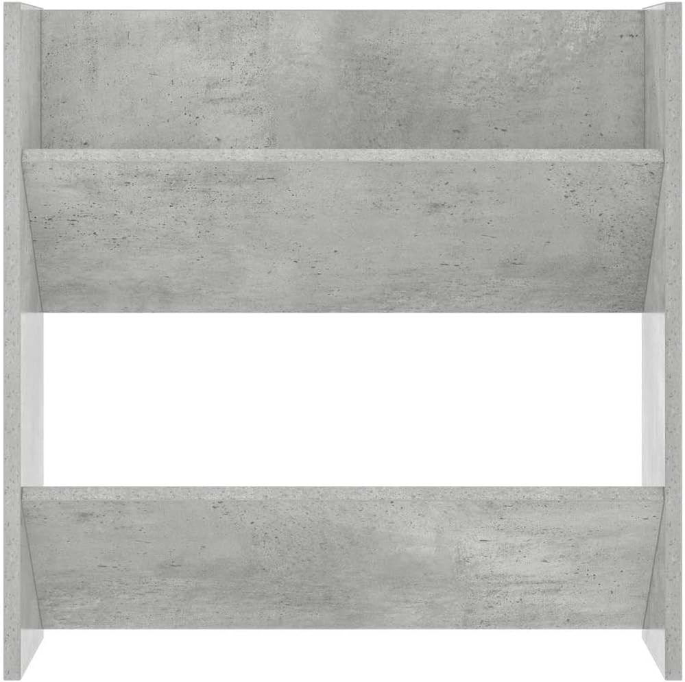 60x18x60 cm Wand Schuhschrank mit 2 Kippböden Schuhregal Schmal Betongrau Schuhbank Shoe Rack Schuhk