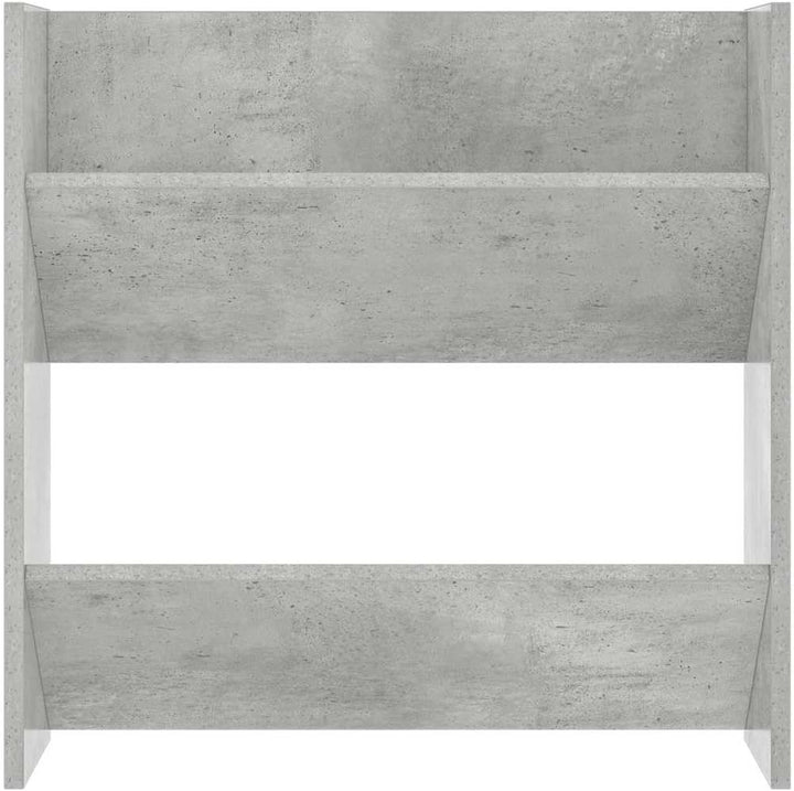 60x18x60 cm Wand Schuhschrank mit 2 Kippböden Schuhregal Schmal Betongrau Schuhbank Shoe Rack Schuhk