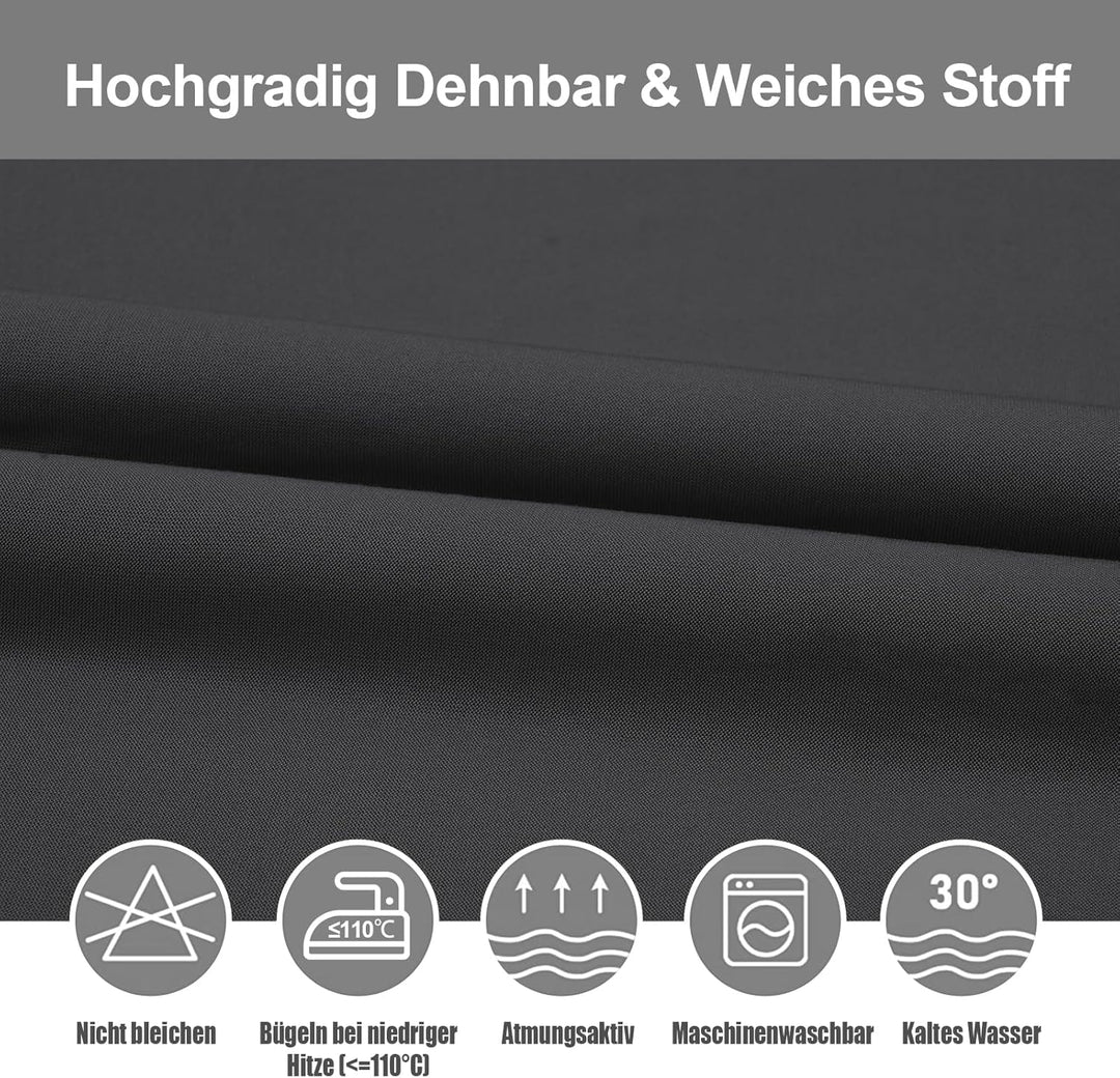 Yugarlibi Stuhlhussen 4er Set Stretch Stuhlhussen Schwingstuhl Elastische Hussen Stuhlbezug Abnehmba