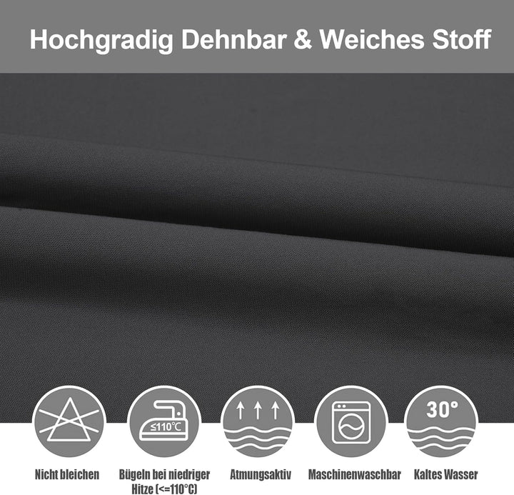 Yugarlibi Stuhlhussen 4er Set Stretch Stuhlhussen Schwingstuhl Elastische Hussen Stuhlbezug Abnehmba