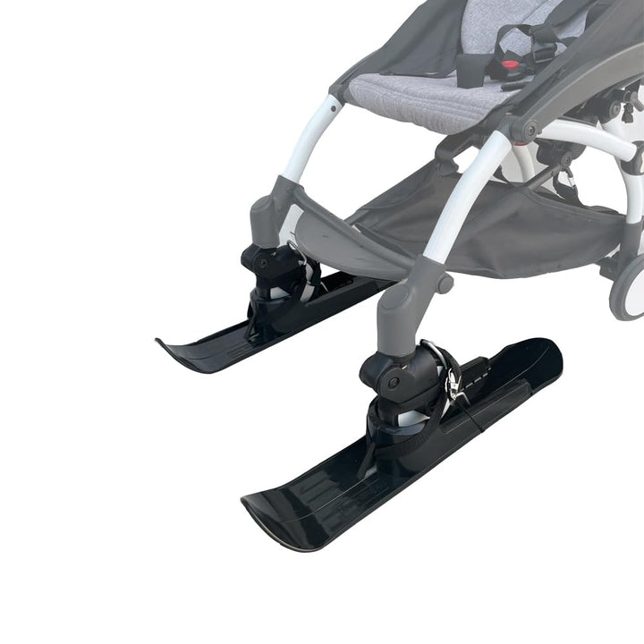 Universal Skischild für Kinderwagen und Trolleys für Haustiere, Schneewagen- oder Strandgleiter, Ski