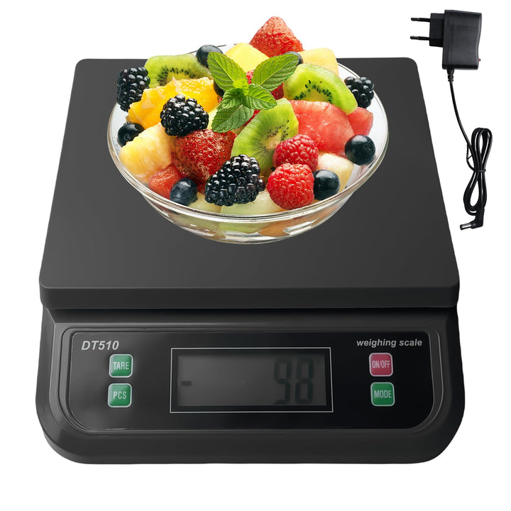 Digitale Paketwaage bis 30 kg, Briefwaage Plattformwaage Grammgenaue Postwaage Feinwaage 1g Schritte