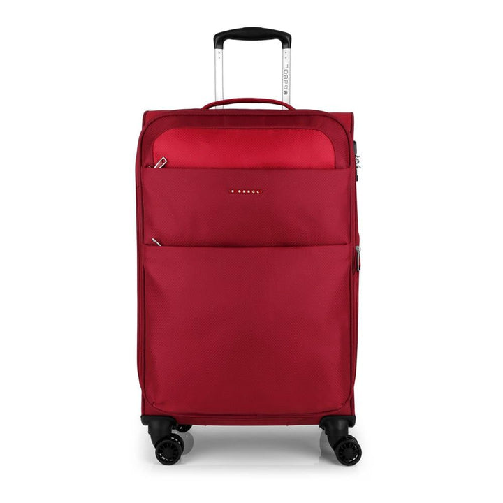 Gabol Mittelgrosser erweiterbarer Koffer Cloud weich mit Einer Kapazität von bis zu 72 l, rot, 50 cm