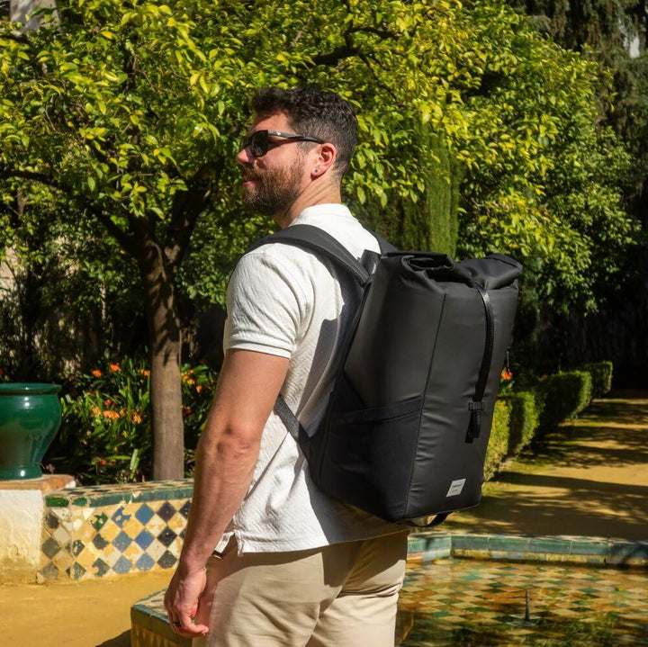 Cabin Max ISEO 40x20x25 Rolltop-Rucksack, Handgepäck, passend für Ryanair-Untersitz-Kabinentaschen (