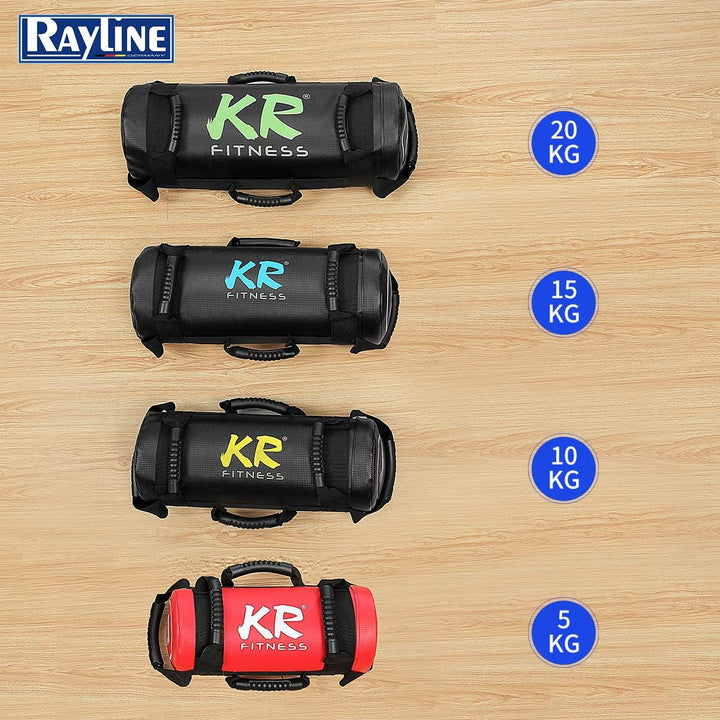 Rayline Gewichte Sandsack 20Kg Fitness Power Bag Training-Fitness-Bodybuilding-Gymnastik-Aerobic-Kra