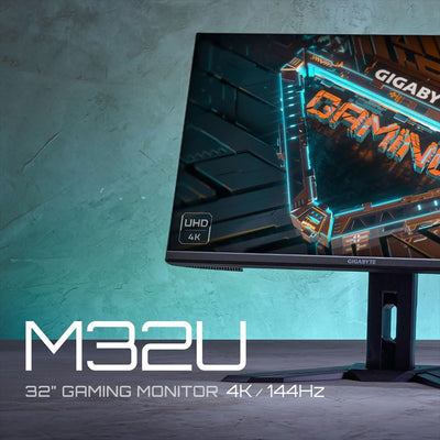Gigabyte M32U 80 cm (31.5) 3840 x 2160 Pixels 4K Ultra HD LED Black m32u - 32 zoll, m32u - 32 zoll