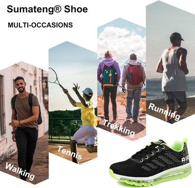 Sumateng Sneaker Damen Air Sportschuhe rutschfest Atmungsaktiv Laufschuhe Luftpolster Turnschuhe Lei