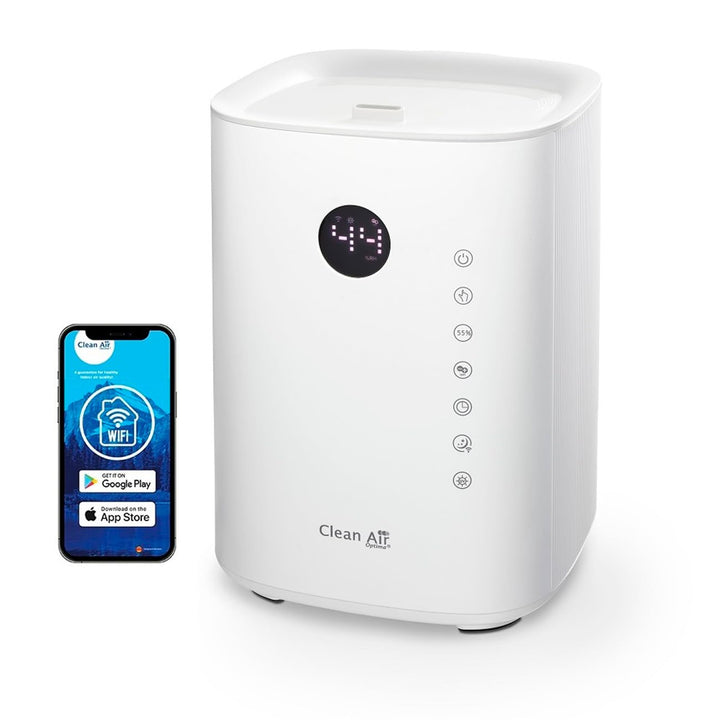 Clean Air Optima CA-604 - Luftbefeuchter mit Ionisator - Befeuchtungsleistung max. 400 ml/h - Wasser