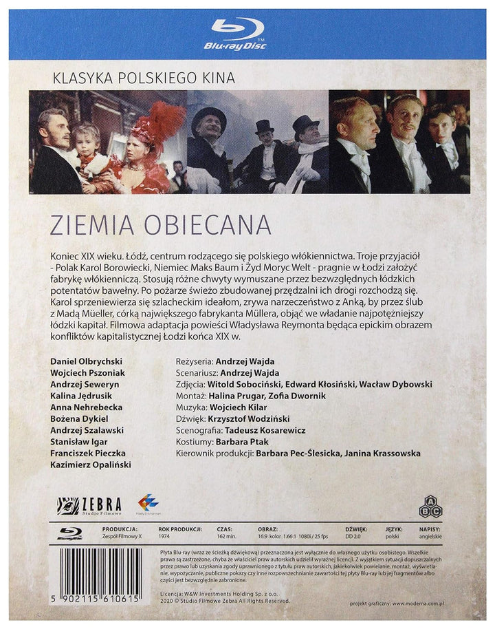 Ziemia obiecana / Promised Land [Blu-Ray] [Region Free] (English subtitles), Blu-ray