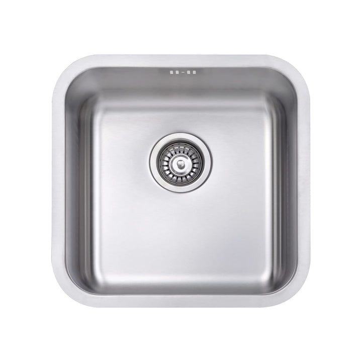 JASSFERRY Küchenspüle 1 Becken Unterbau-Küchenspüle, Unterbauspüle aus Edelstahl Abfluss Rohrsatz, A