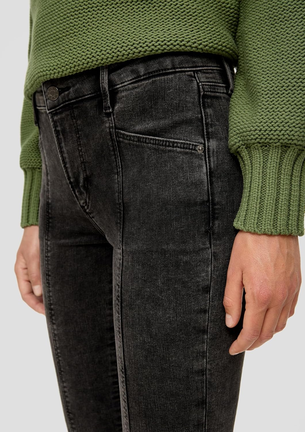 s.Oliver Damen Jeans Hose, Izabelll Skinny 34W / 34L Schwarz, 34W / 34L Schwarz