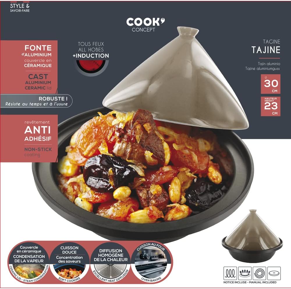Induktion Tajine, Taupe