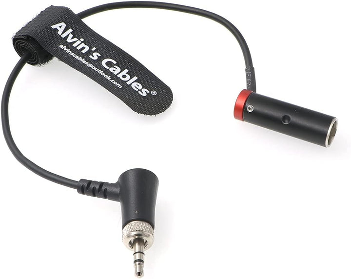 Alvin's Cables Low-Profile Mini-XLR 3-Pin Stecker TA3M auf 3.5mm-TRS-Locking Audio-Kabel für Canon-E