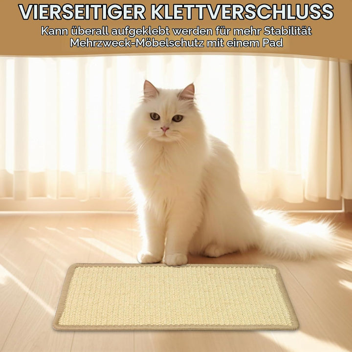 3 Stück Kratzbretter Katze Sisal Kratzmatte Katze Wand 40 x 20 cm Widerstandsfähig Katzen Kratzbrett
