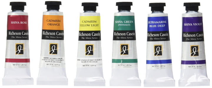 Jack Richeson Casein Künstler Farbe Theorie (Set von 6)