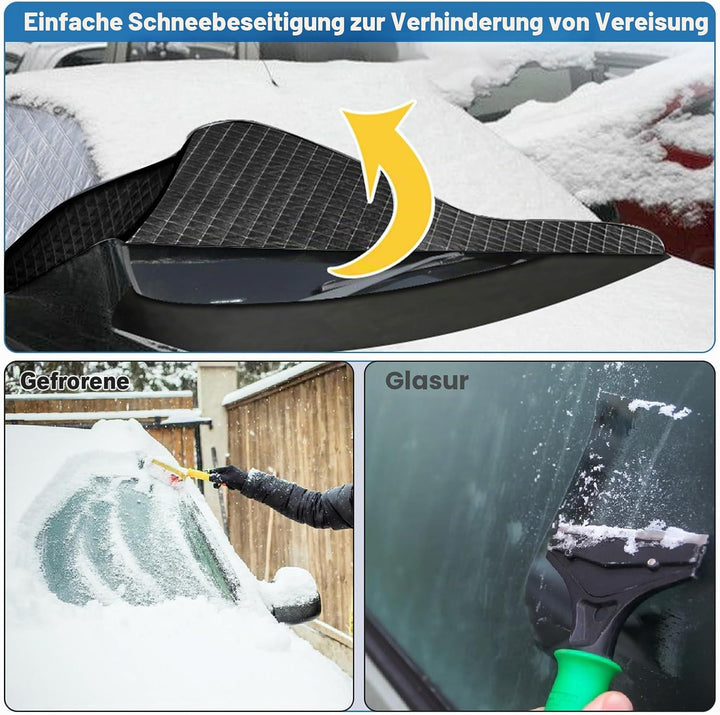 Windschutzscheibenabdeckung für Benz Vito W447 2015-2024, mit Innenbaumwolle, Externe thermische Win