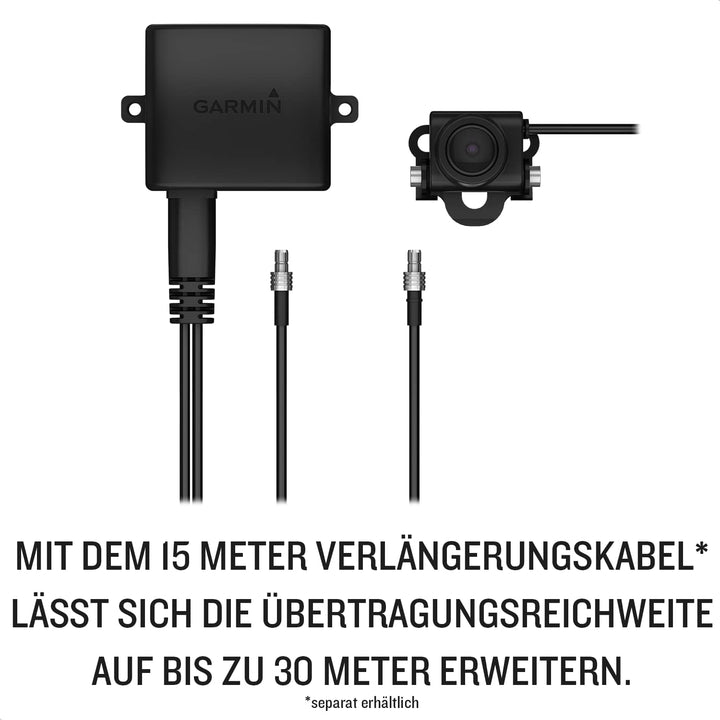 Garmin BC 50 – Drahtlose Rückfahrkamera mit 720p HD-Auflösung und Bildübertragung auf kompatible Gar