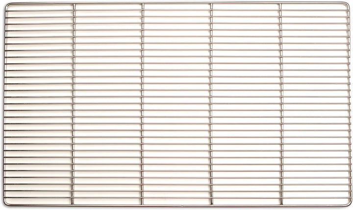Edelstahl-Grillrost mit abnehmbaren Handgriffen 67 x 40 cm
