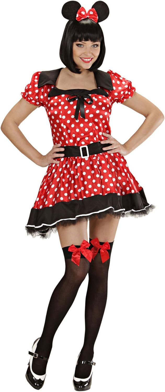 "MOUSE GIRL" (dress with sewn-in petticoat, ears) - (XL), XL