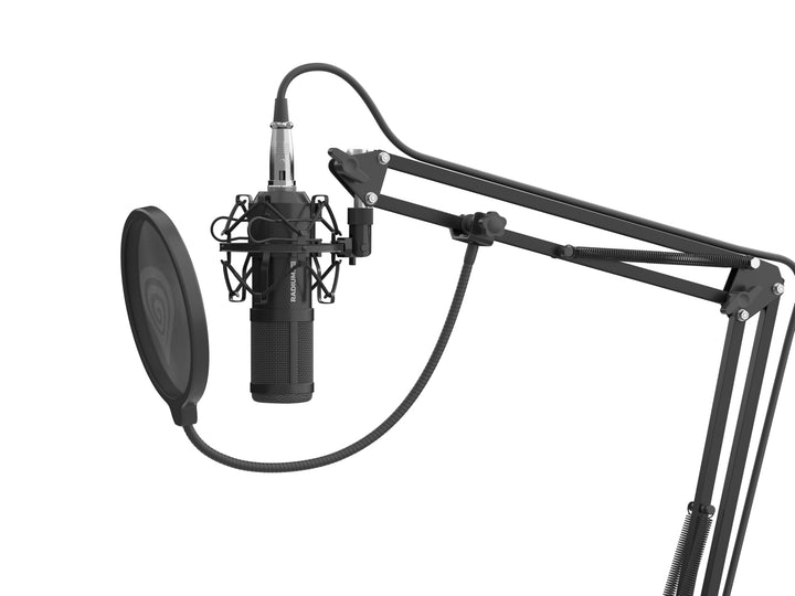 Genesis Radium 300 XLR Studio-Kondensatormikrofon-Set – Inkl. Gelenkarm, Pop-Filter, Mikrofonspinne