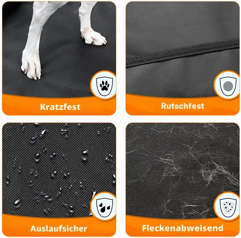 KYG Abdeckplane für Kofferraum Auto Futter für Haustiere copribaule Wasserdicht Sitzbezug Universal