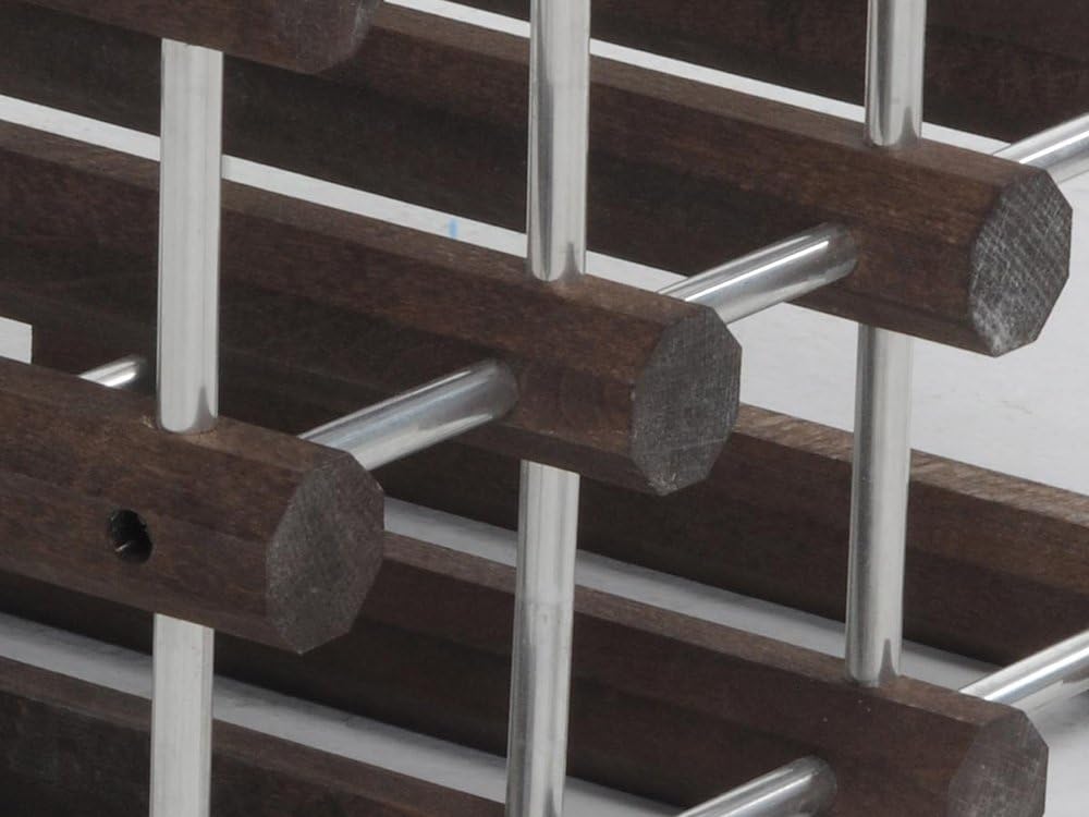 Foppapedretti 9900415615 Il Cantiniere Alluminio/Wenge Alluminio/Wengè, Alluminio/Wengè