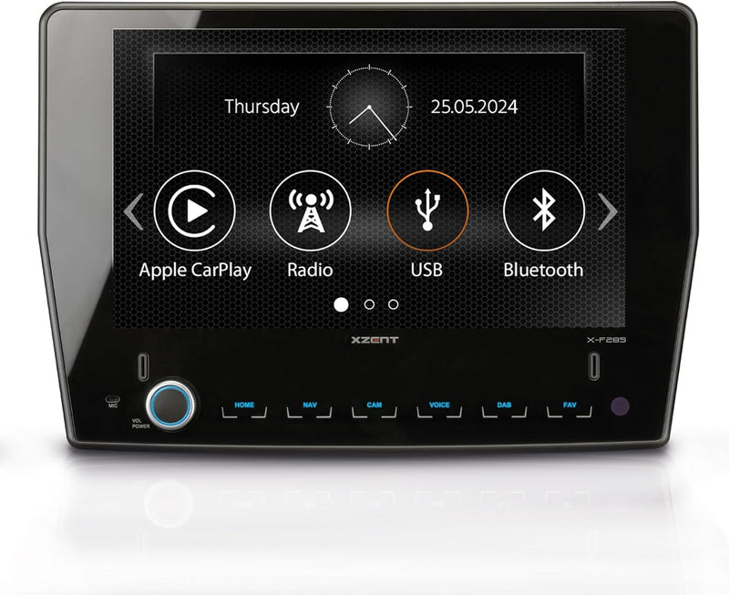 XZENT X-F285 – Autoradio kompatibel mit Ford Transit, Multimedia System/Mediencenter mit 9“ Touchscr