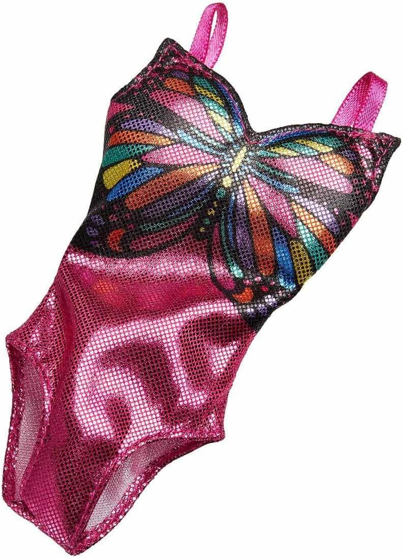 Barbie Puppe & Zubehör Set, Urlaub Spass Sommer Reise Modepuppe, Blond mit Regenbogen Jogger Top & S