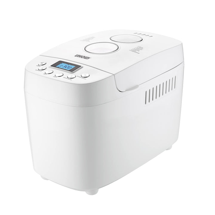 UNOLD 68520 BACKMEISTER Big White für bis zu 1.500g Brot, mit 15 Programmen für glutenfreies Brot, T