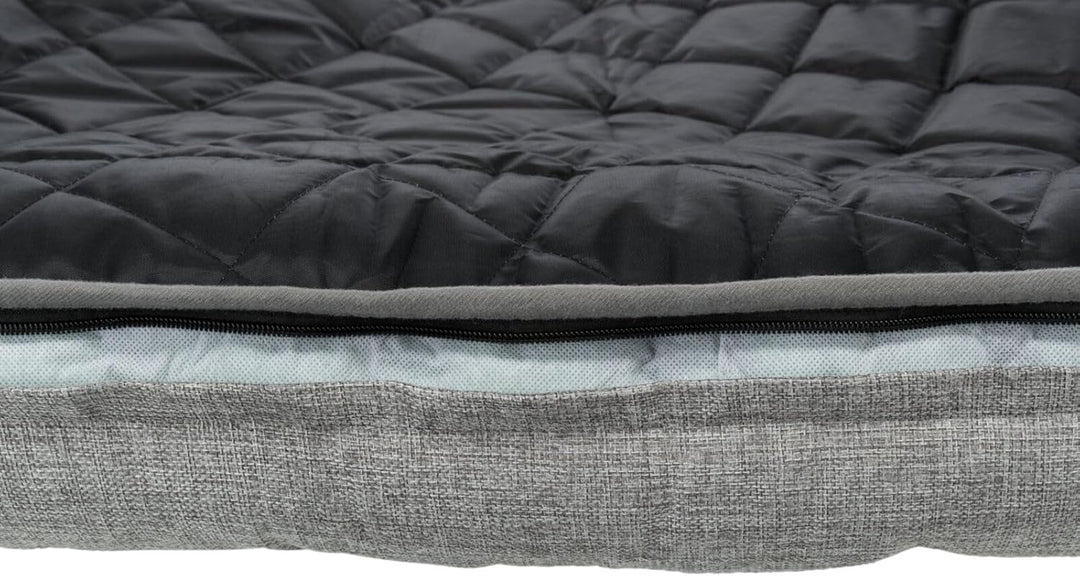 TRIXIE 37577 Polster-Schondecke Nero, eckig, 70 × 90 cm, hellgrau grau 924g, grau 924g