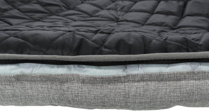 TRIXIE 37577 Polster-Schondecke Nero, eckig, 70 × 90 cm, hellgrau grau 924g, grau 924g