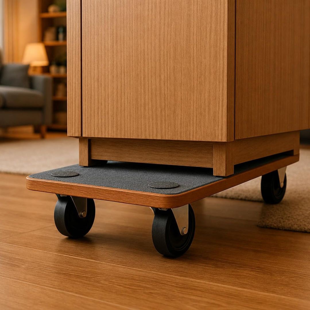 Transportroller 29x58 cm Möbelroller | Tragkraft 250 kg Rollbrett | Robuste Transporthilfe mit leich