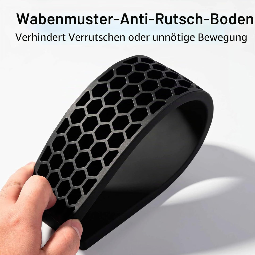 Keychron Schwarze Silikon-Handgelenk- und Handballenauflage, 327 mm (12,89 Zoll) für 75% kompakte Ta