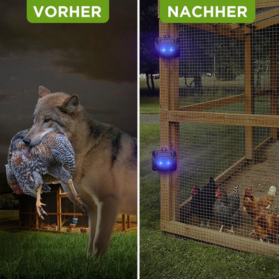 ISOTRONIC Solar Tiervertreiber gegen Wildtiere wie Waschbären, Rehe, Füchse, Wildschweine u.v.m. – 6