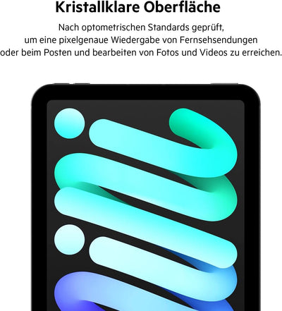 Belkin ScreenForce TemperedGlass Displayschutz für das iPad mini der 6. Generation, kompatibel mit d