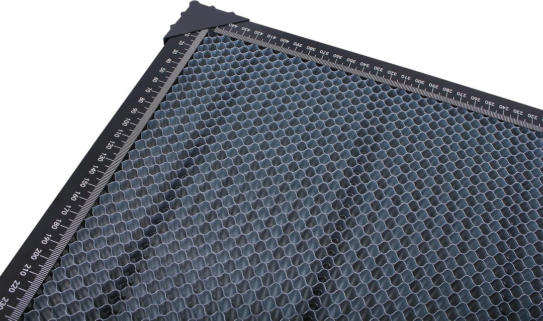 Laser Wabentisch 500x500mm mit Aluminiumplatte, Wärmeableitung & Untergrundschutz, Mit X/Y Präzision