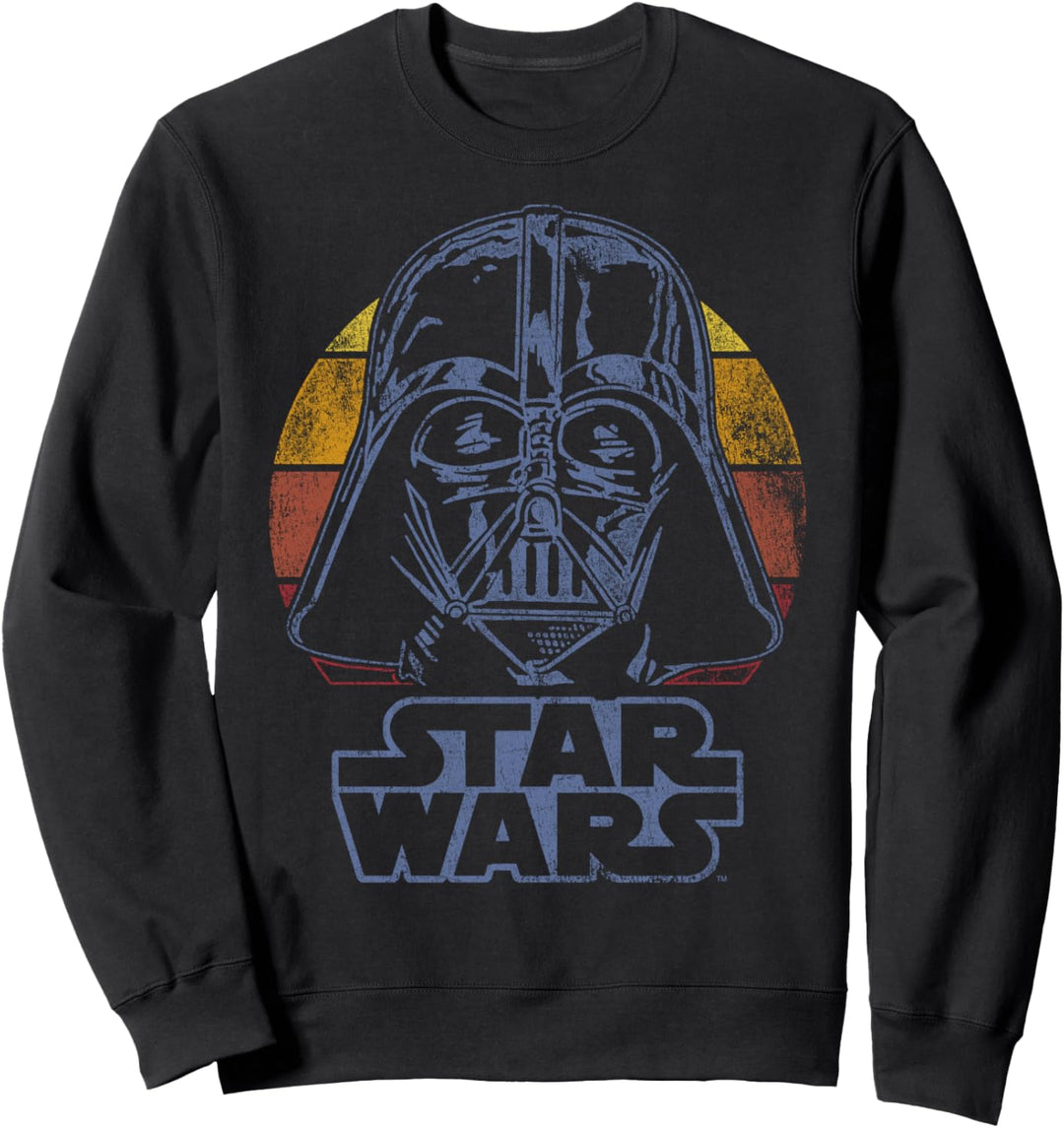 Star Wars Darth Vader Retro Line Face Portrait Sweatshirt