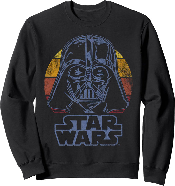 Star Wars Darth Vader Retro Line Face Portrait Sweatshirt